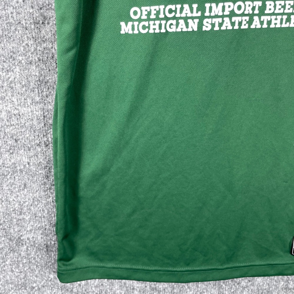 Nike Michigan State Spartans Jersey Mens Medium Green Labatt Blue Tank Summer - Picture 6 of 11